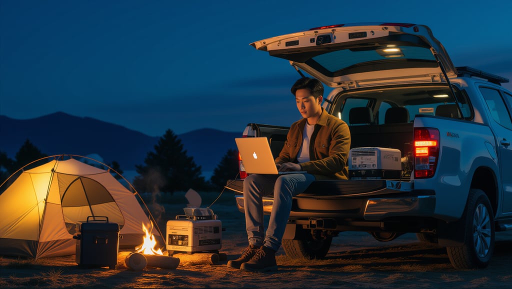 🛠️ 실용성 극대화: 적재함 기능 및 220V 인버터 활용