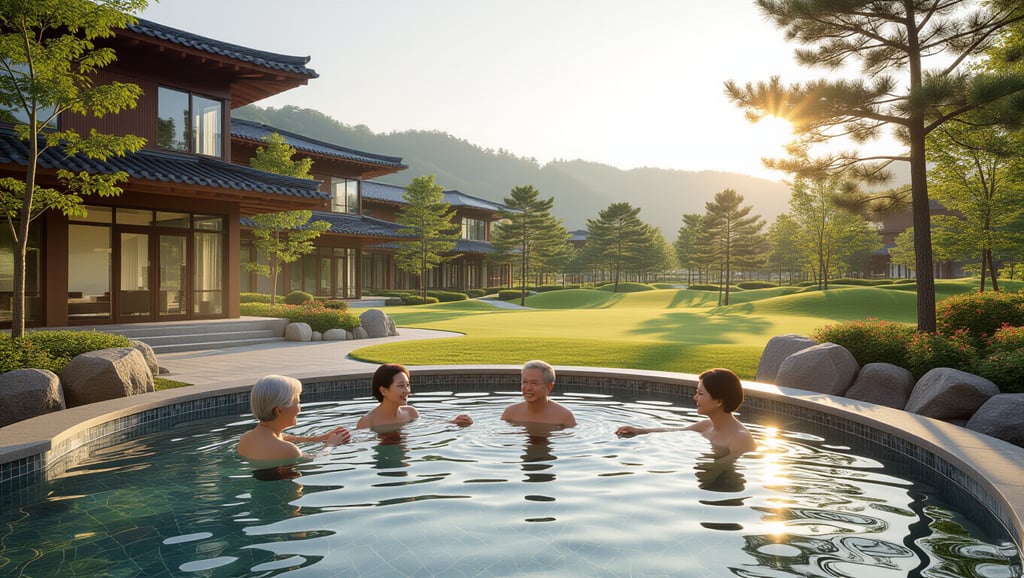 🏢 웰니스 복합 마을, 주요 시설 및 인프라