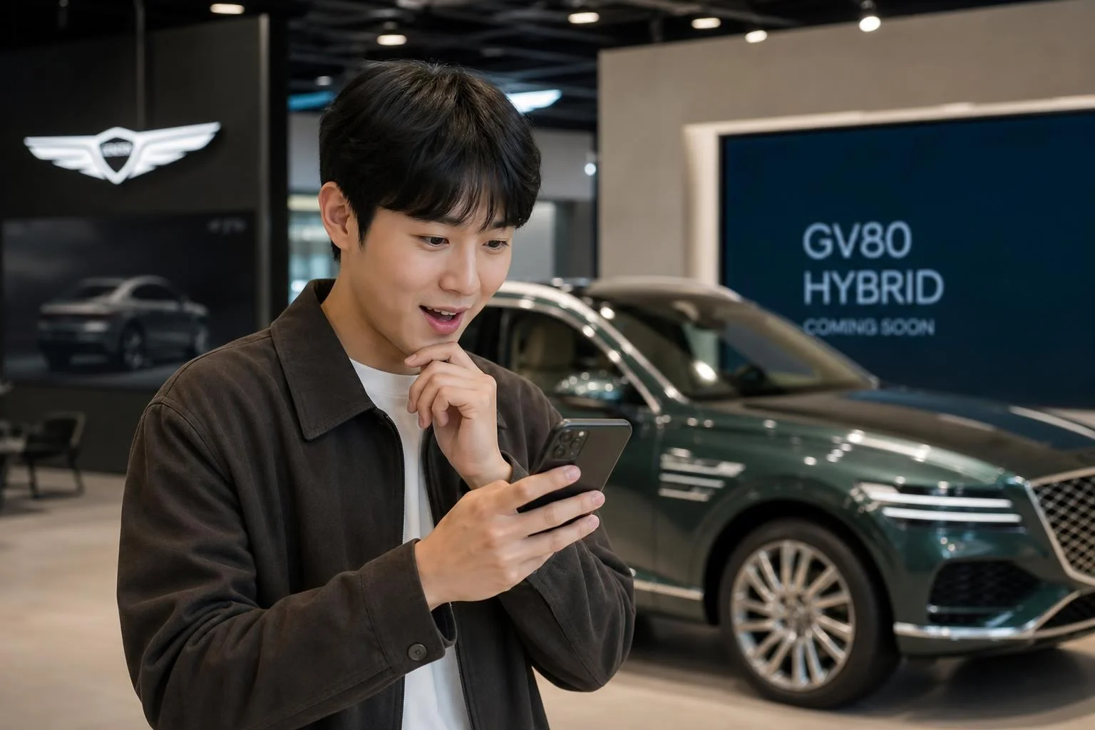 언제 만날 수 있을까요? GV80 하이브리드 출시일